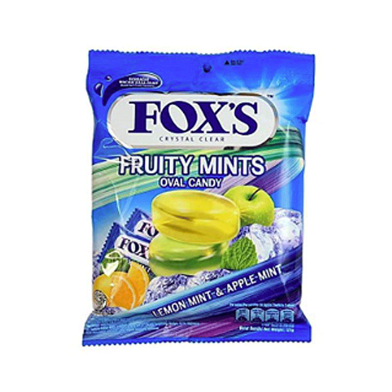 FOX CANDY BAG FRUITY MINT 125GM