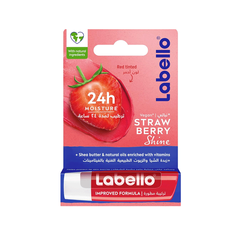 LABELLO LIP STICK FRUITY SHINE STRAWBBERY 4.8GM