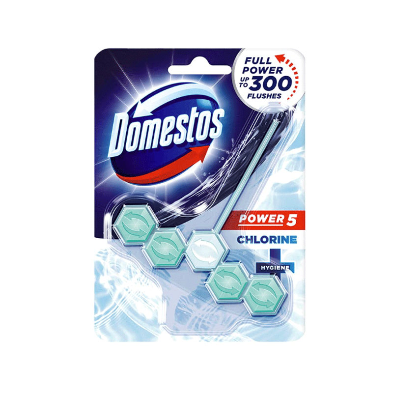 DOMESTOS AIR FRESHNER BLOCK POWER 5 CHILORINE 55GM