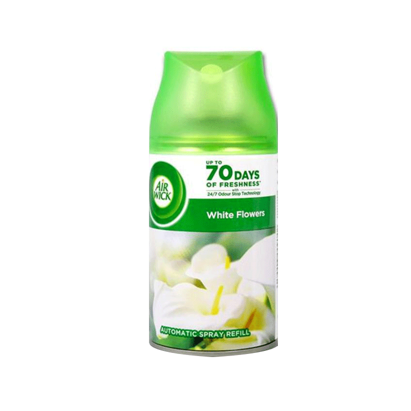 AIRWICK AIR FRESHNER WHITE FLOWERS AQUA ESSENCE 250ML