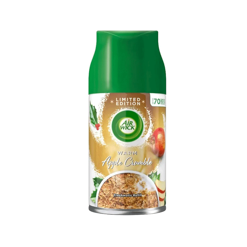 AIR WICK AIR FRESHNER REFILL APPLE CRUMBLE 250ML