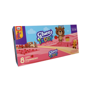PEEK FREANS GLUCO TEDDY STRAWBERRY CAKE 8S