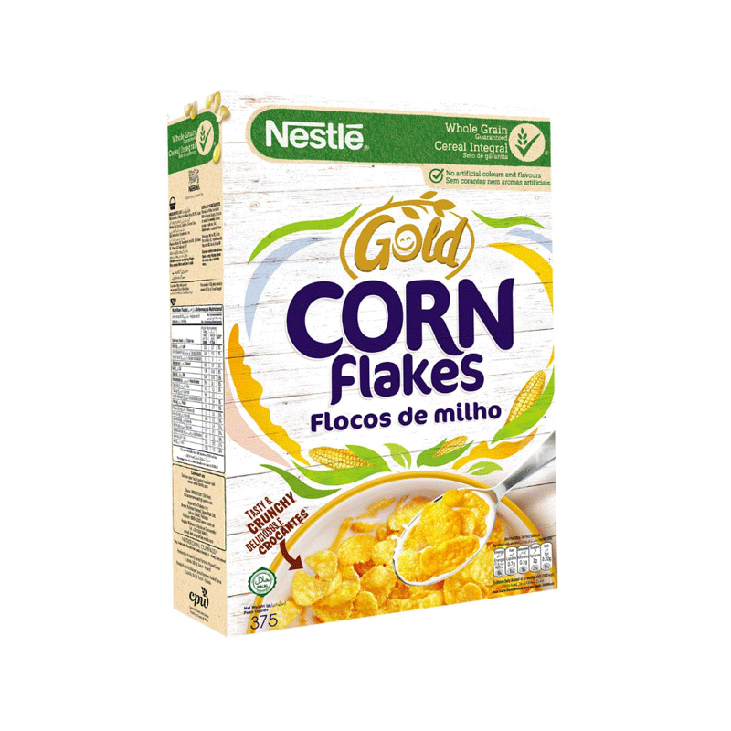 NESTLE GOLD CORN FLAKS 375GM