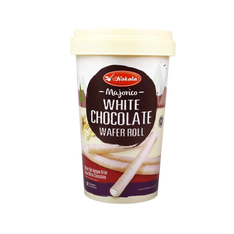 MAJORICO WAFER STICK WHITE CHOCOLATE 120GM