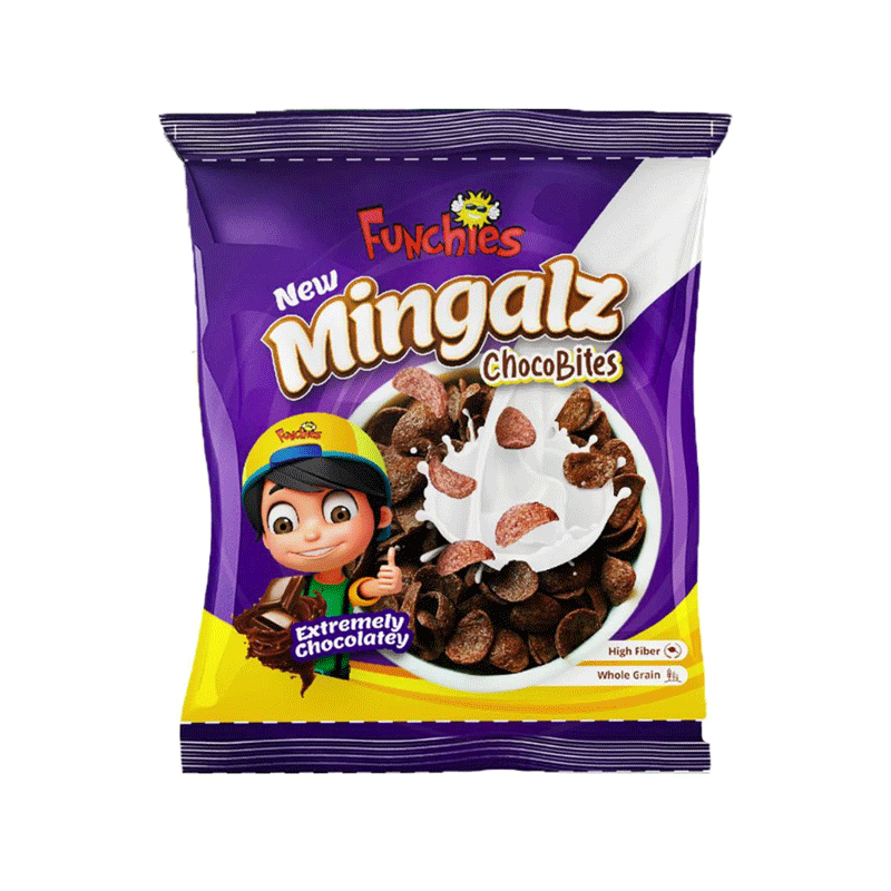 FUNCHIES MINGALZ CHOCO BITES 125GM