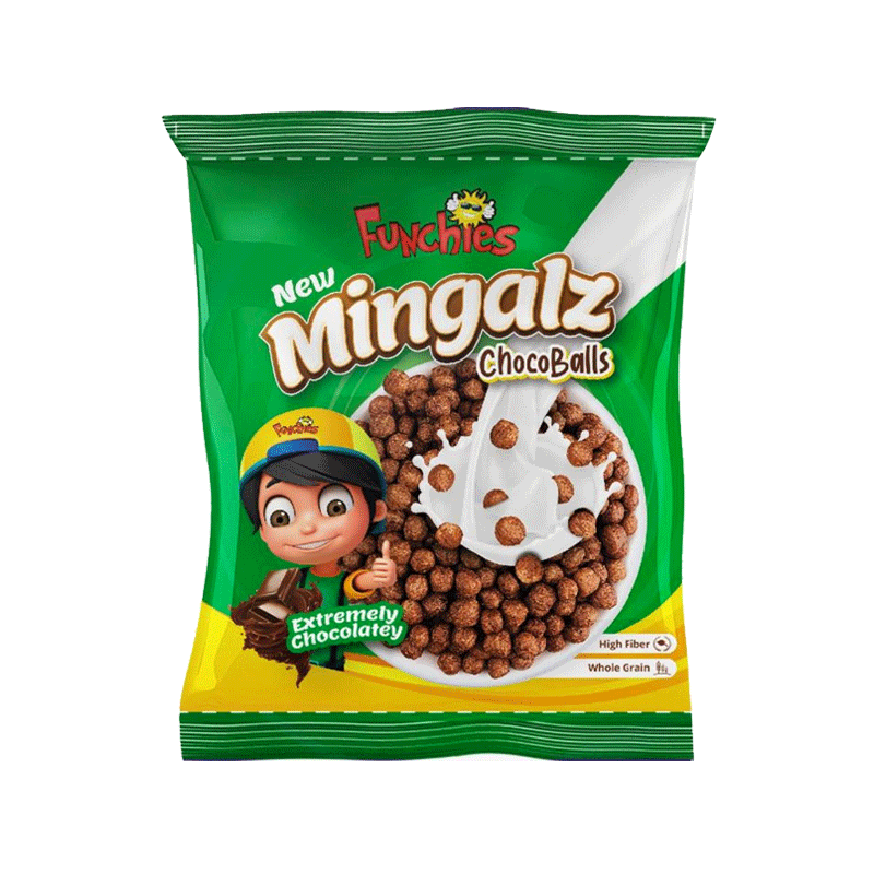 FUNCHIES MINGALZ  CHOCO BALL125GM