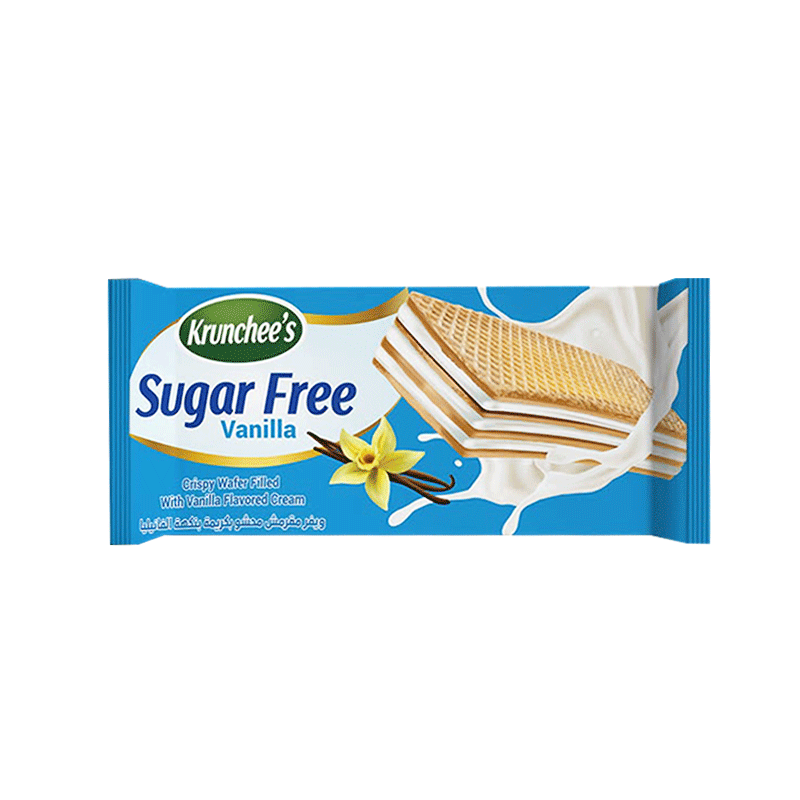 KRUNCHEES SUGAR FREE WAFER VANILLA 100GM