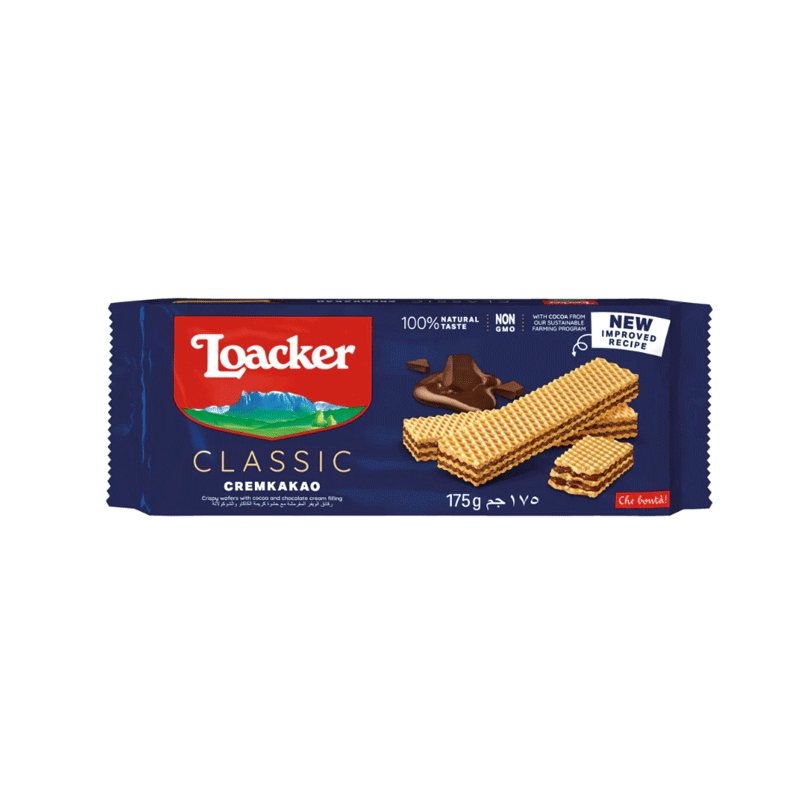 LOACKER WAFERS CREMKAKO 175GM