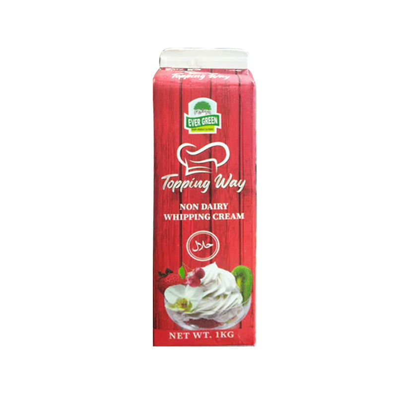 EVERGREEN TOPPING WAY WHIP CREAM 1KG