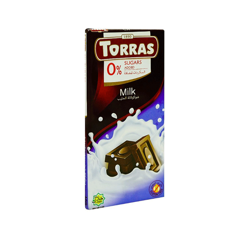 TORRAS CHOCOLATE MILK SUGAR FREE 75GM