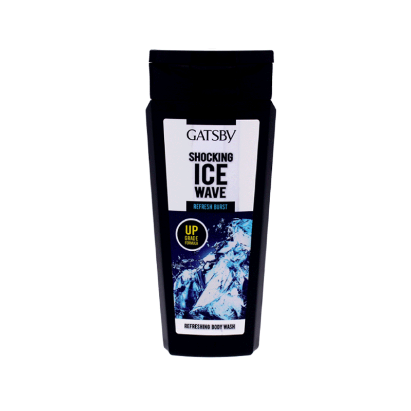 GATSBY SHOCKING ICE WAVE BODY WASH 250ML
