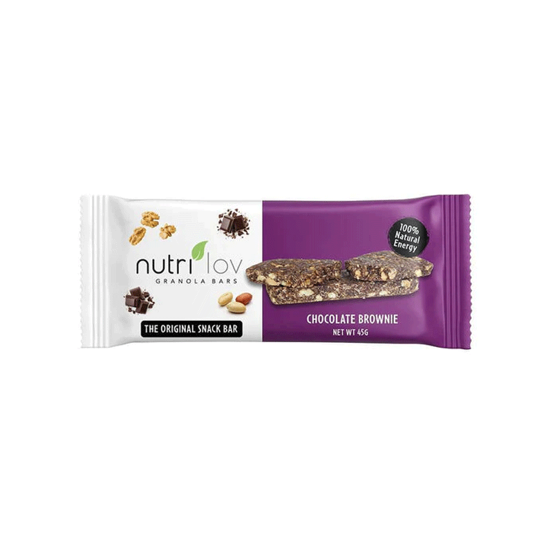 NUTRILOV GRANOLA CHOCOLATE BROWNIE 45GM