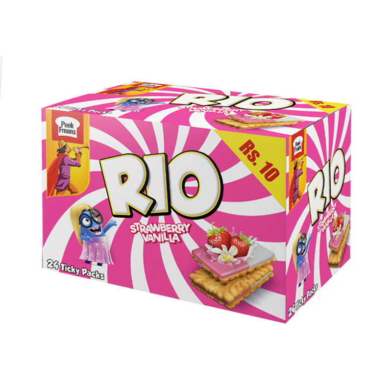 PEEK FREANS BSICUIT RIO STRAW & VANILLA TICKY PACK 24'S