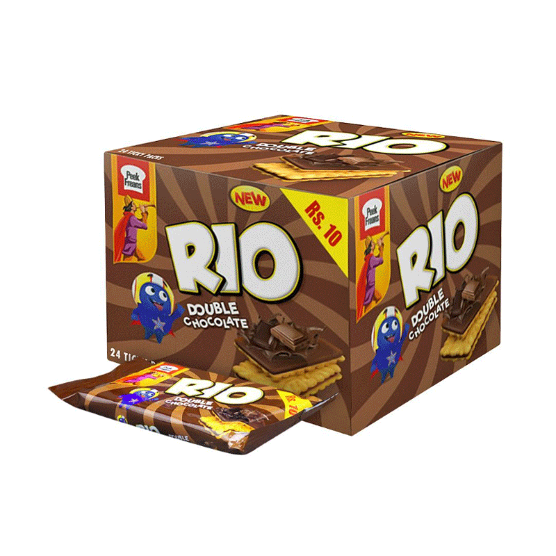 PEEK FREANS BISCUIT RIO DOUBLE CHOCOLATE TICKY PACK 24S