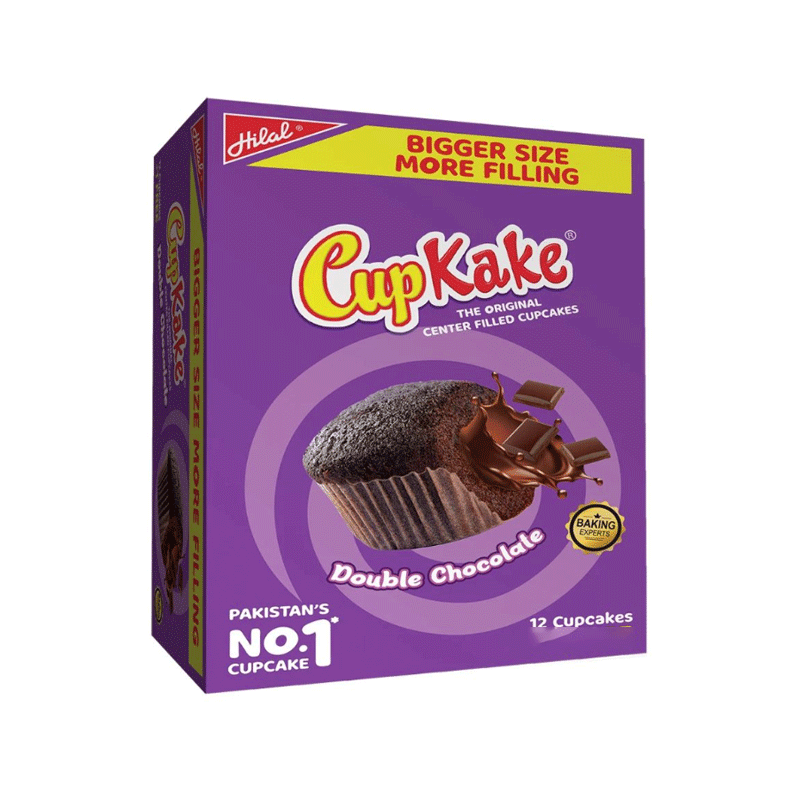 HILAL CUP CAKE DOUBLE CHOCOLATE 12`S