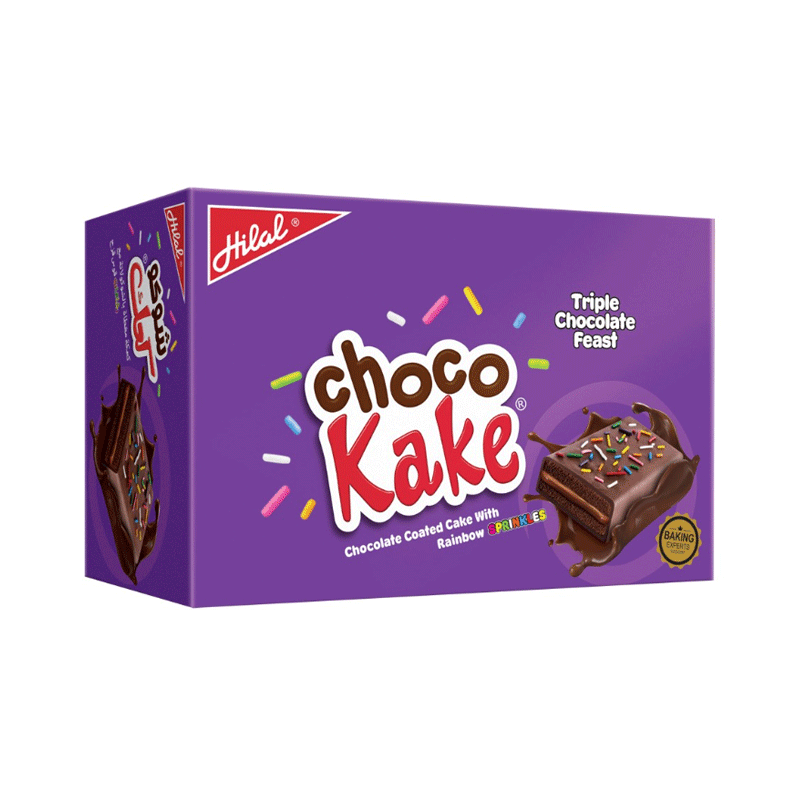HILAL CHOCO KAKE TRIPLE CHOCOLATE 12'S