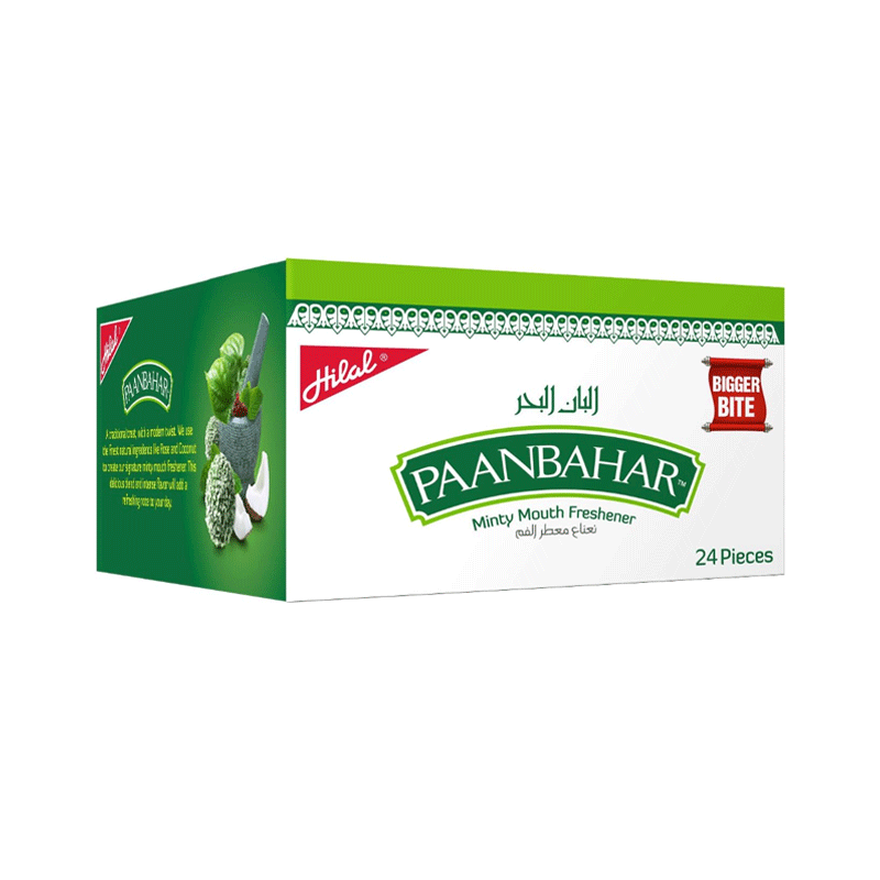 HILAL PAAN BAHAR MINTY MOUTH FRESHNER 24'S