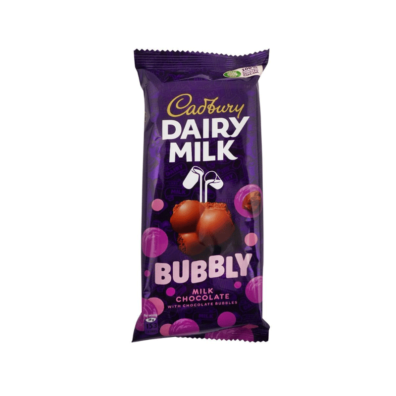 CADBURY DAIRYMILK BUBBLY 87GM