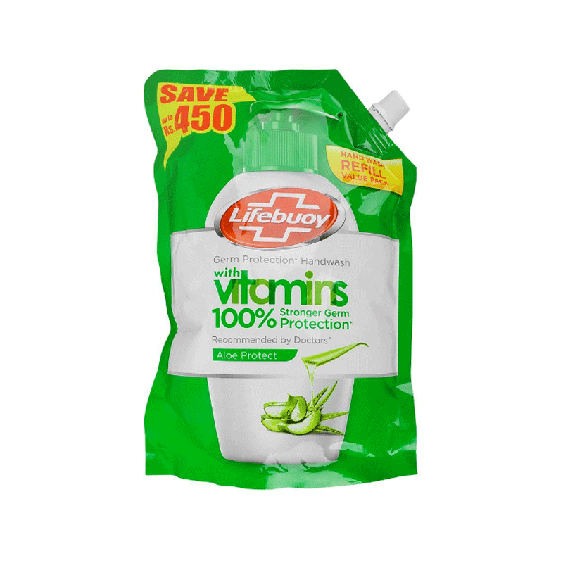 LIFEBUOY HANDWASH ALOE PROTECT 900ML POUCH