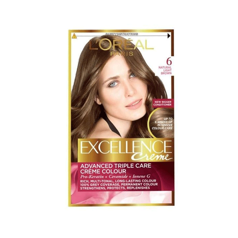 LOREAL  EXCELLENCE HAIR COLOR NO 6