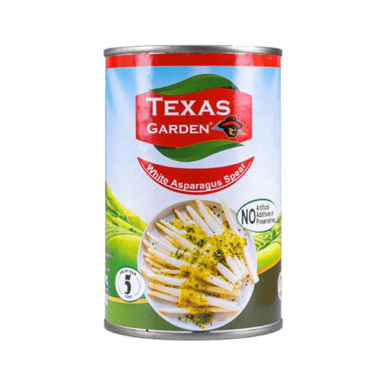 TEXAS WHITE ASPARAGUS SPEAR 425GM