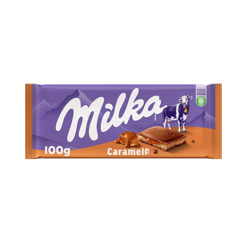 MILKA CHOCOLATE CARAMEL 100GM