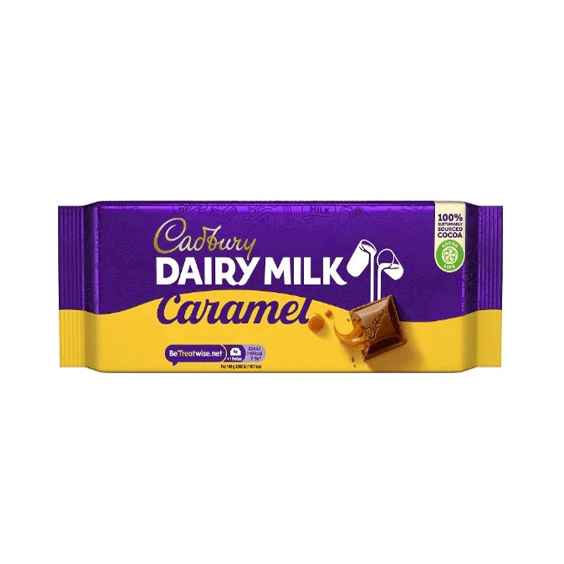 CADBURY DAIRY MILK CARAMEL 180GM IMP