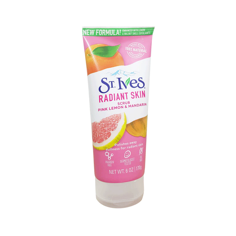 STIVES RADIANT SCRUB PINK LEMON & MANDARIN 170GM