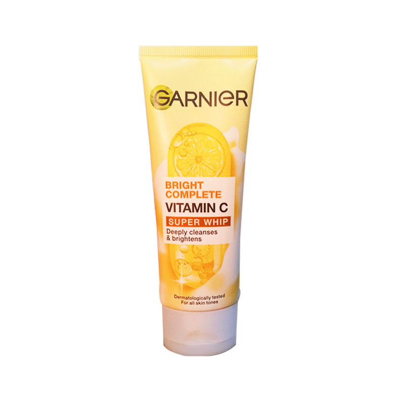 GARNIER BRIGHT COMPLETE VITAMIN C FACE WASH 100ML IMP