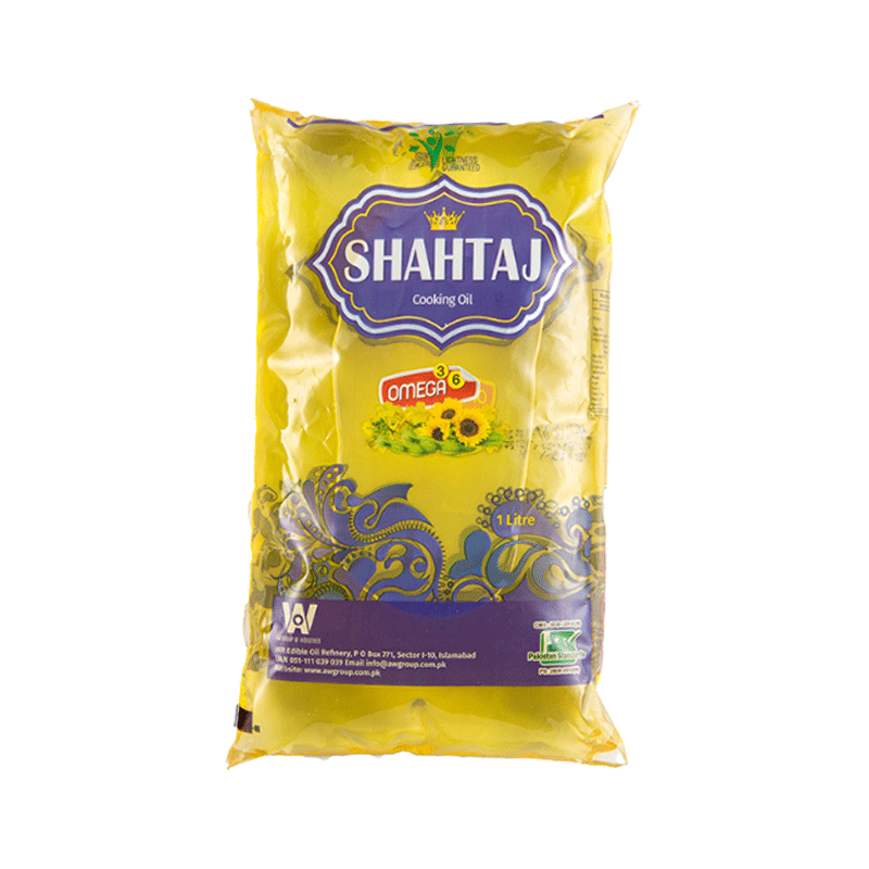 SHAHTAJ COOKING OIL 1LTR POUCH
