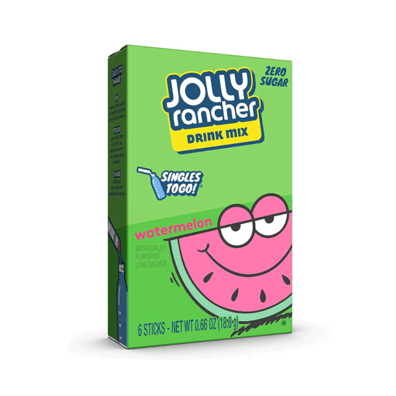 JOLLY RANCHER WATER MELON DRINK MIX 18.8GM