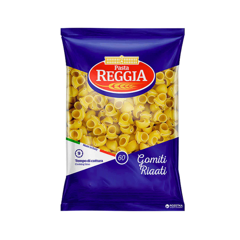 REGGIA PASTA GOMITI RIGATI 500GM 60