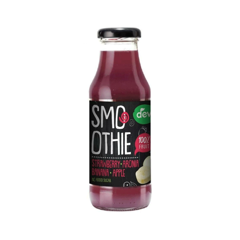 DEVA SMOOTHIES APPLE BANANA STRAWBERRY ARONIA 300ML