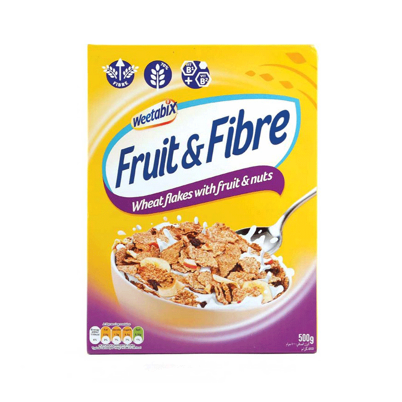 WEETABIX CEREAL FRUIT & FIBRE 500GM