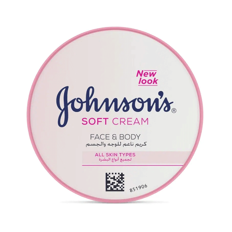 JOHNSONS SOFT CREAM FACE AND BODY ALL SKIN TYPE 100ML
