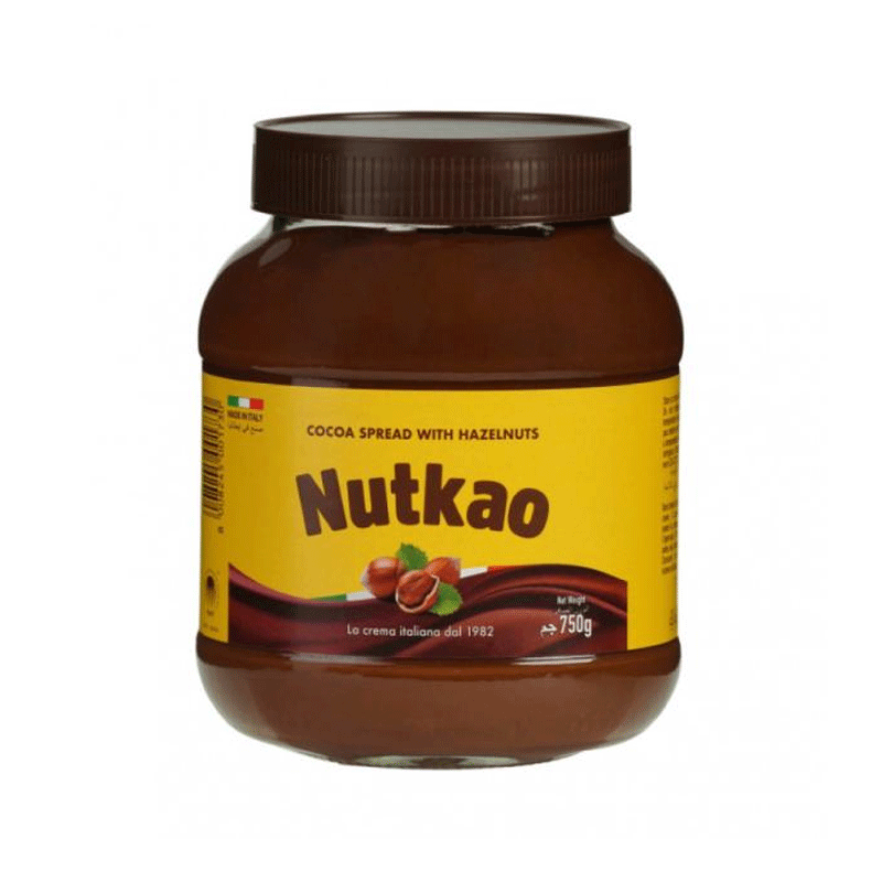 NUTKAO HAZELNUTS SPREAD WITH COCOA 750GM