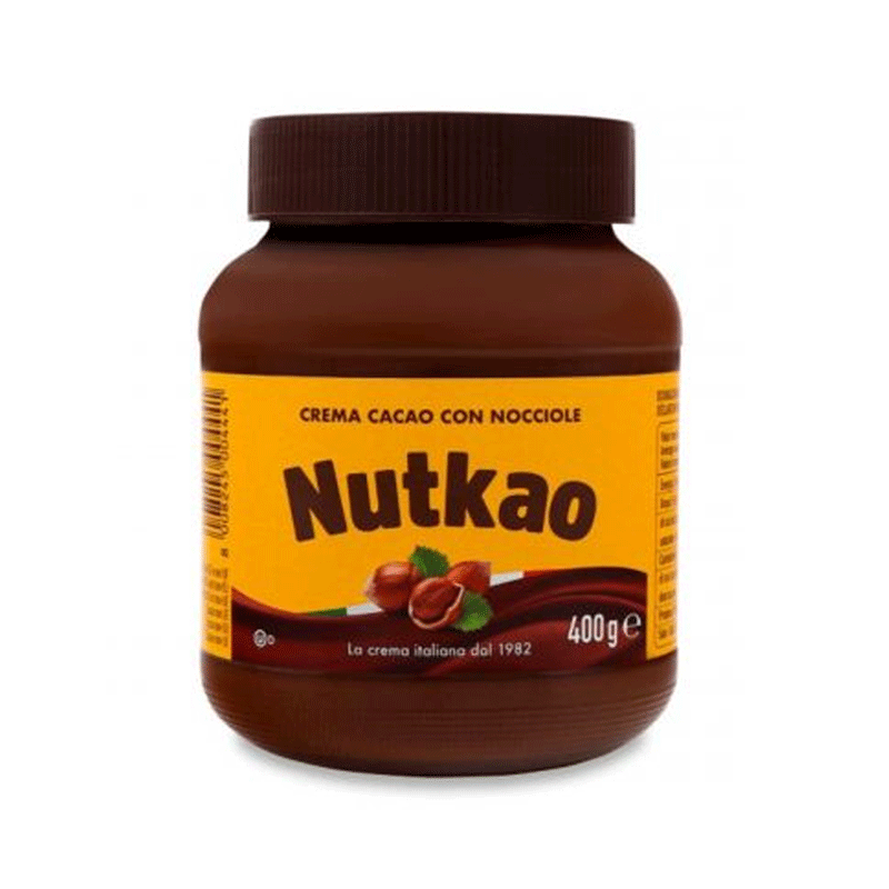NUTKAO HAZELNUTS SPREAD WITH COCOA 400GM