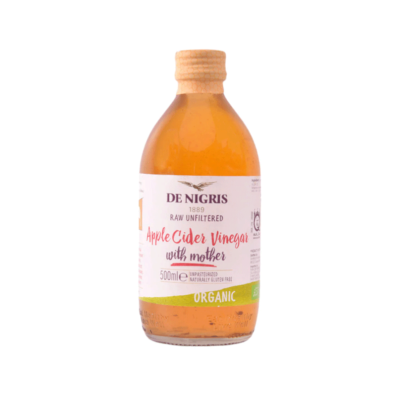 DE NIGRIS ORGANIC APPLE CIDER VINEGAR WITH MOTHER 500ML