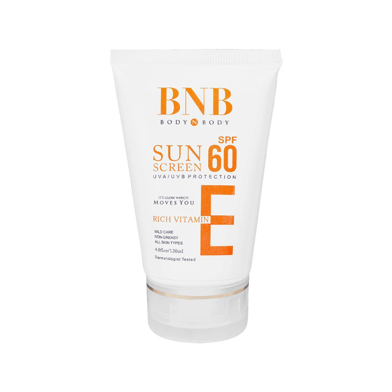 BNB SUN SCREEN RICH VITAMIN E SPF 60 120ML