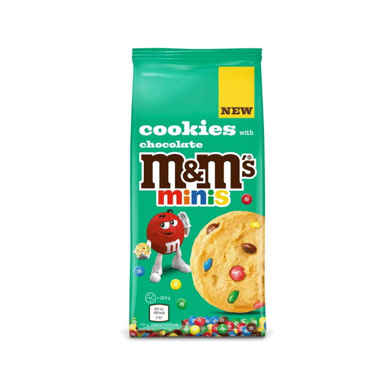 M&M MINI COOKIES CHOCOLATES 180GM