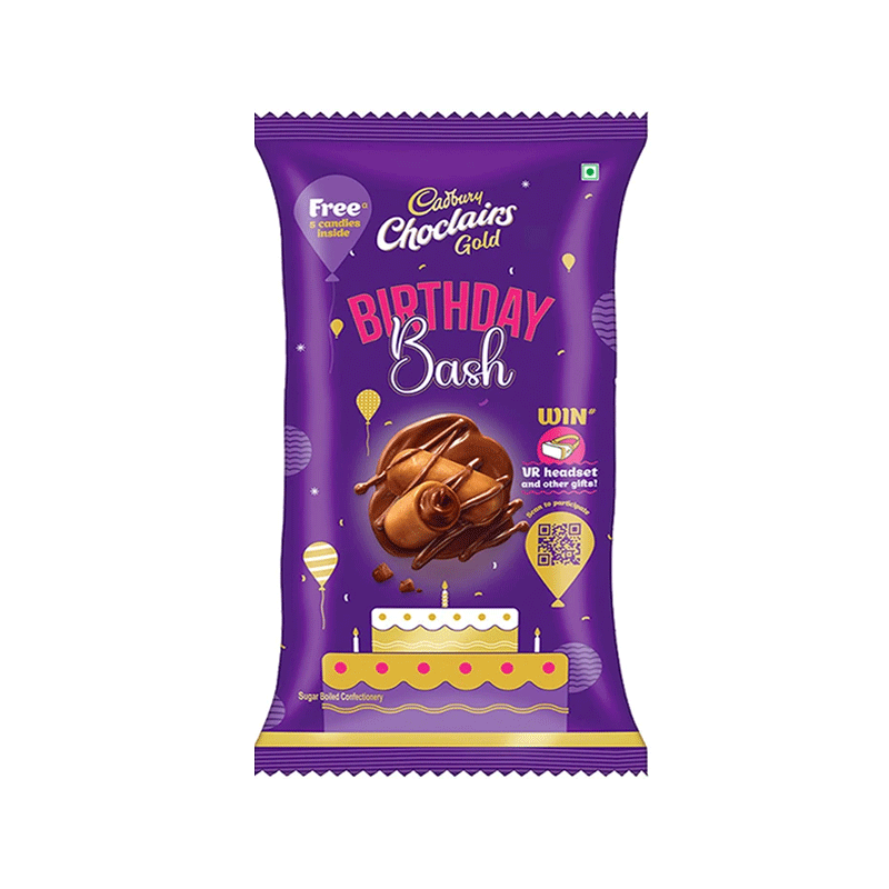 CADBURY CHOCLAIRS GOLD BIRTHDAY BASH 546GM