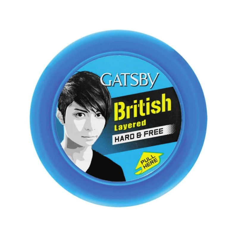 GATSBY HAIR WAX BRITISH STYLE BLUE 75GM