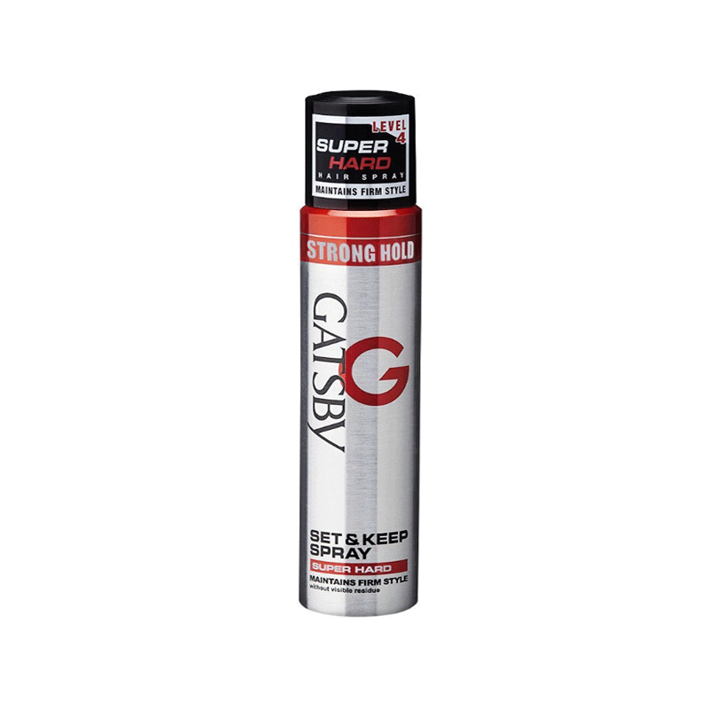 GATSBY SET & KEEP SUPER HARD SPRAY 250ML