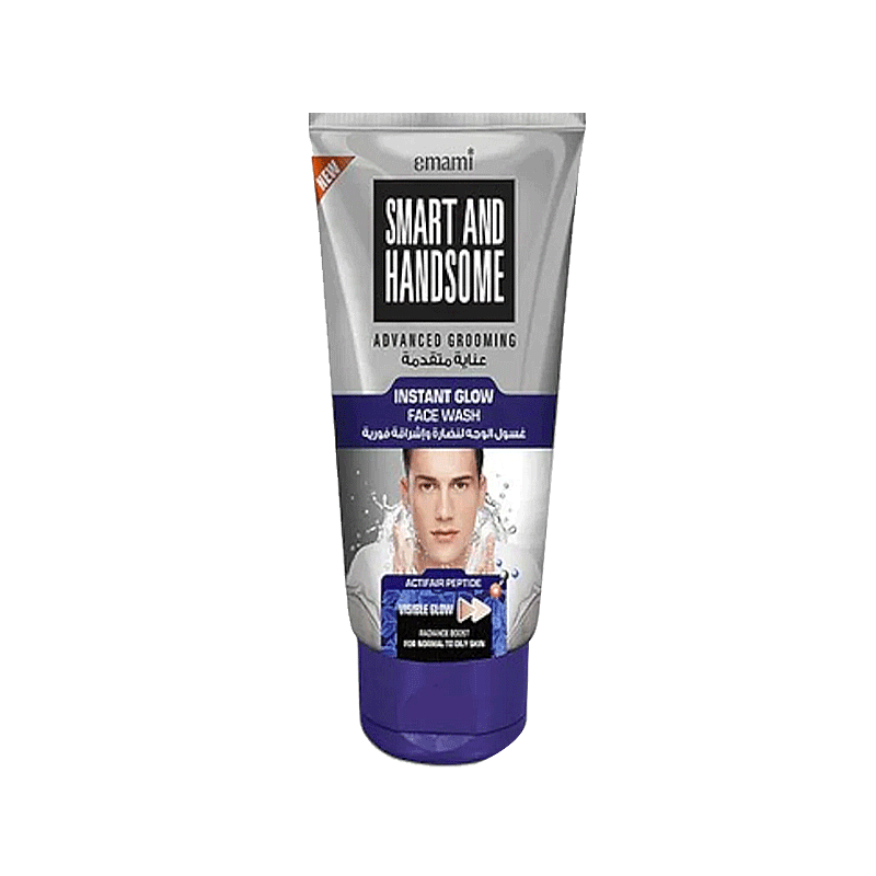 EMAMI SMART & HANDSOME INSTANT GLOW FACEWASH 50GM