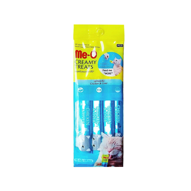ME-O CAT FOOD CHICKEN & LIVER 4X15GM