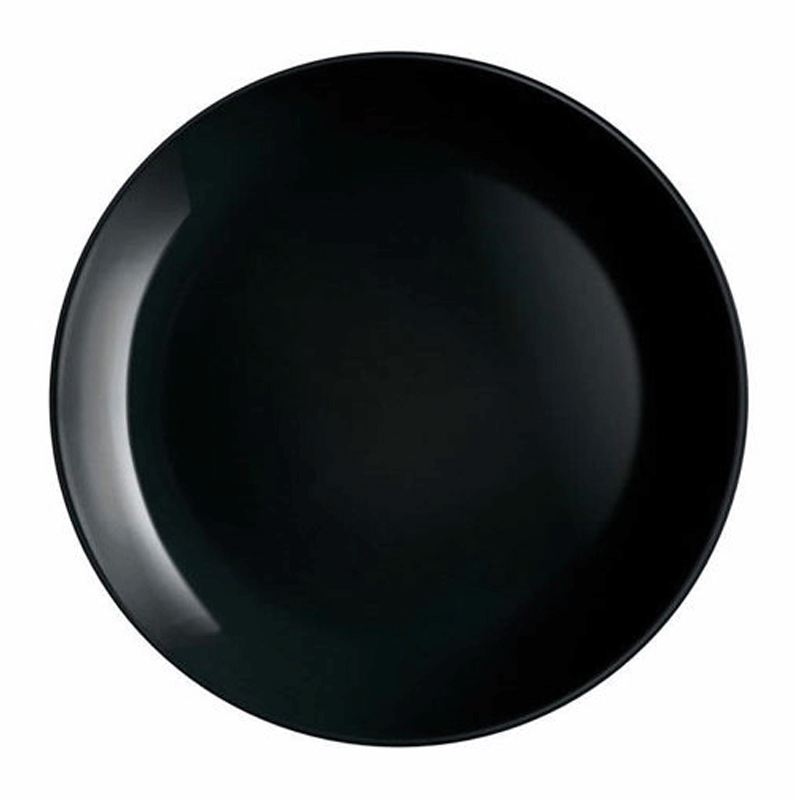 BE.C AMBINATE BLACK LUMINARC DINNER PLATE