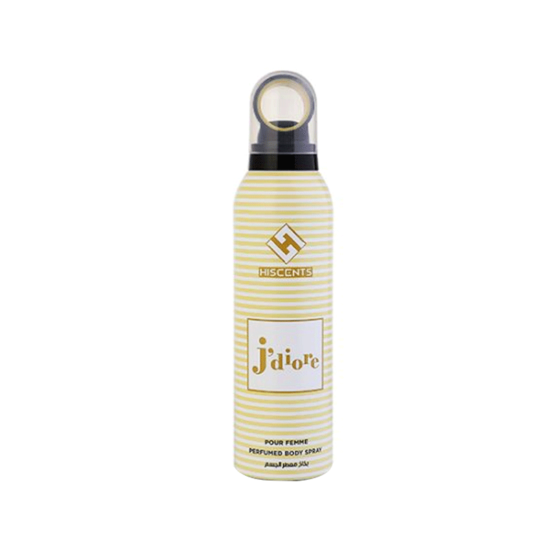 HISCENTS J DIORE PERFUME BODY SPRAY 200ML