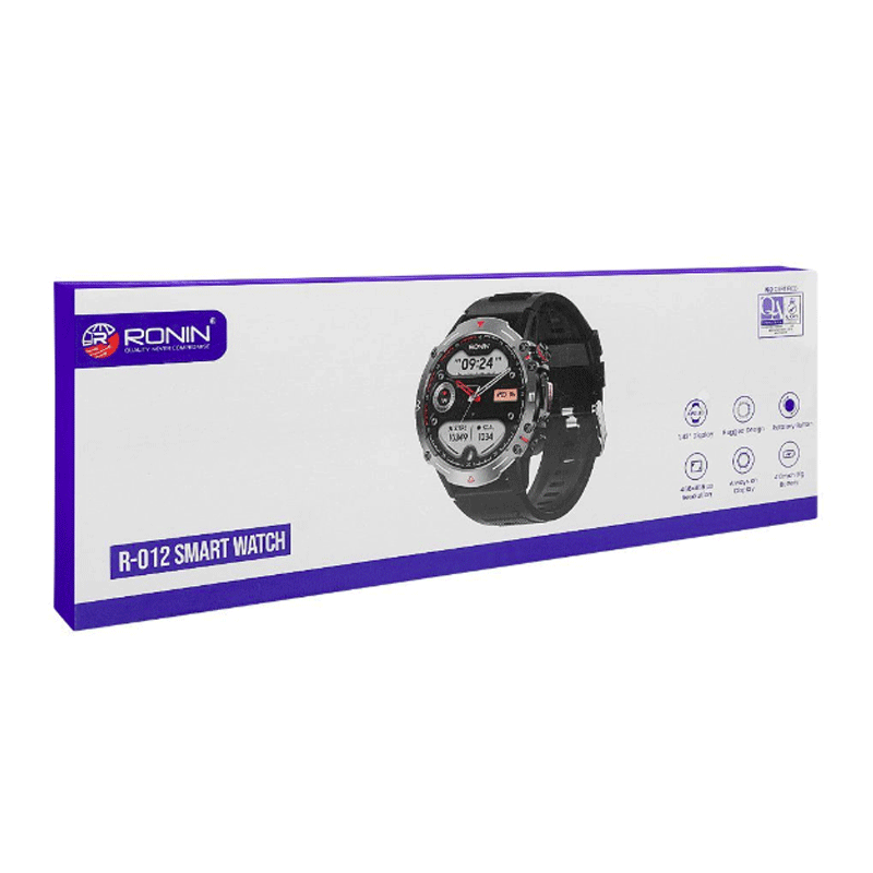 RONIN RUGGED SMART WATCH R-012 BLACK
