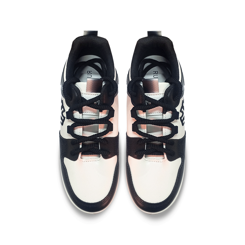 RNN WEAR MEN SHOES BLACK & WHITE 1'S