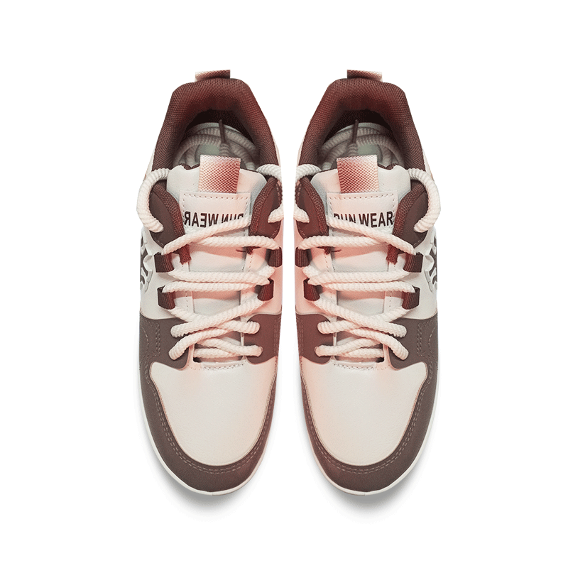 RNN WEAR MEN SHOES BROWN & WHITE 1'S